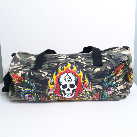 ed hardy duffle bag